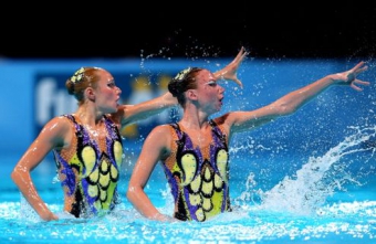 Kharkov synchronized swimmers won medals next World Cup in Spain