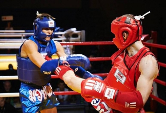 European Championship Muay Thai started Aug. 19 , at the Palace of Sports  Lokomotiv them . 