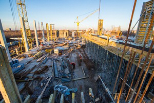 Зимой строительство «Харьков-Арены» останавливаться не будет 