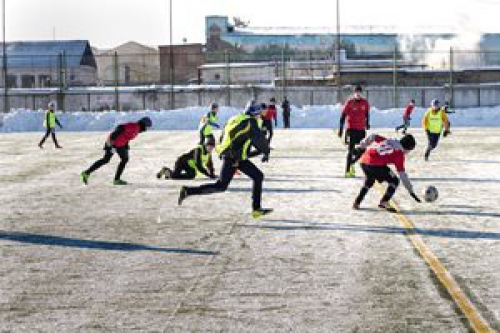 In Kharkov, passes youthful winter championship in football