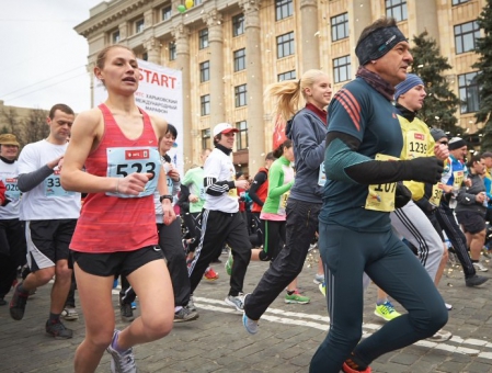 At the international marathon Kharkiv won several distances
