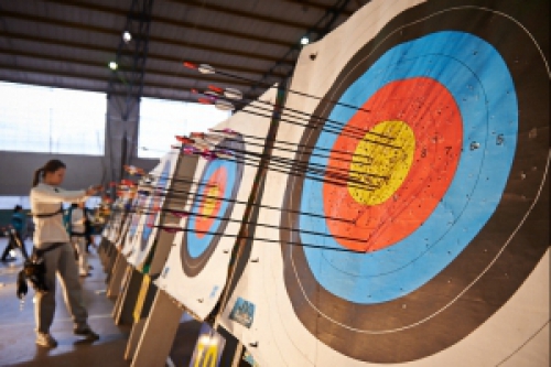 In Kharkov the championship archery among cadets