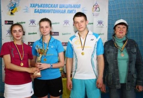 Determined the winner of the Kharkov school badminton league