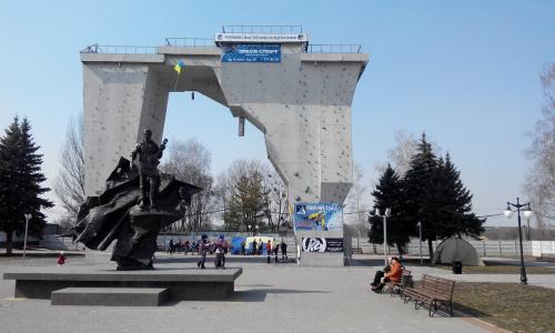 In Kharkov Championship of Ukraine Ice Climbing