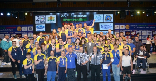 Kharkov sportsmen became prize-winners of the championship of Europe on armsportu