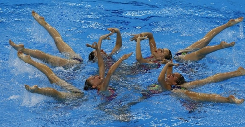 Kharkov sinhronistki won bronze in the European games