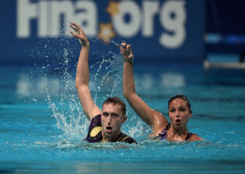 Kharkov represents Ukraine at the World Championships in synchronized swimming in Kazan.