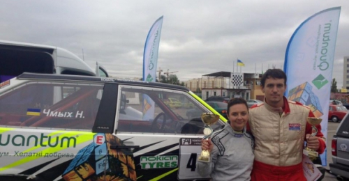 Kharkovchanka won a stage of the championship of Ukraine in car racing
