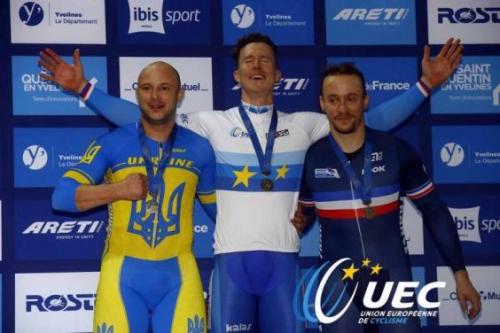 Андрей Винокуров - призер чемпионата Европы по велоспорту на треке
