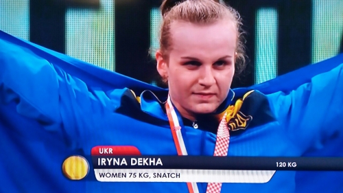 Харьковчанка Ирина Деха выиграла малое золото Чемпионата Европы по тяжелой атлетике