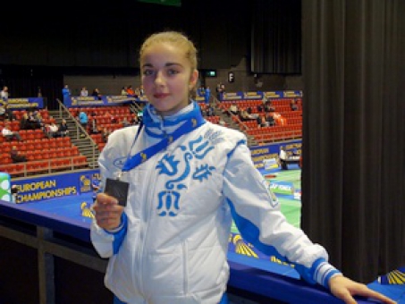 Харків'янка завоювала «срібло» на Чемпіонаті Європи з бадмінтону серед юніорів 