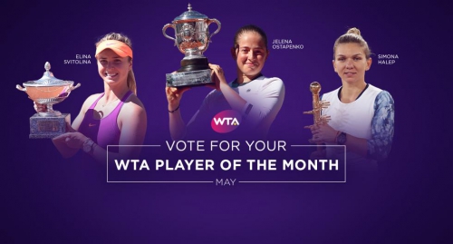 Еліна Світоліна претендує на звання найкращої теністики травня за версією WTA