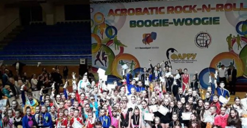 Харьковчане стали победителями этапа чемпионата Украины по акробатическому рок-н-роллу