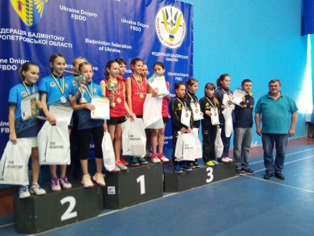 Юні харків'янки перемогли на чемпіонаті України з бадмінтону