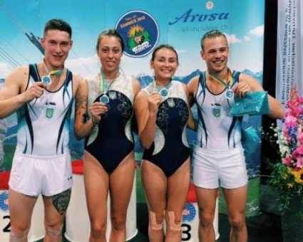 Харьковчанин выиграл «серебро» Кубка мира по прыжкам на батуте