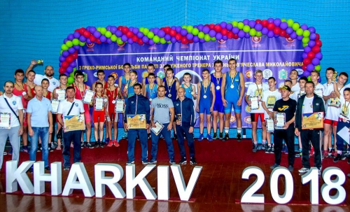 В Харькове прошел Чемпионат Украины по греко-римской борьбе