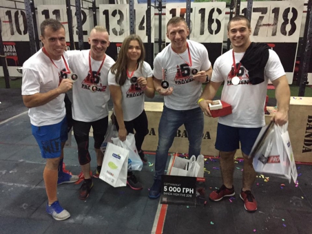 Харьковская команда «Kharkiv Team» заняла призовое место на турнире CrossFit Banda Hight Five в Киеве