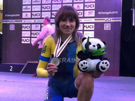 Харківська велосипедистка завоювала медаль на чемпіонаті світу