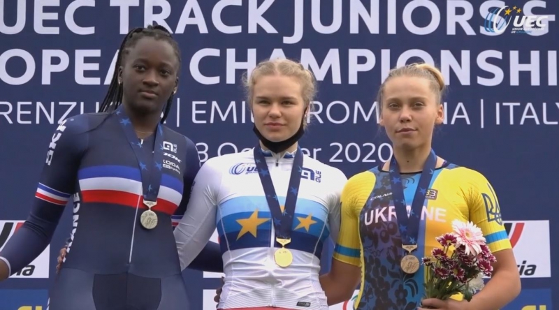 Харків’янка завоювала другу медаль на чемпіонаті Європи з велотреку