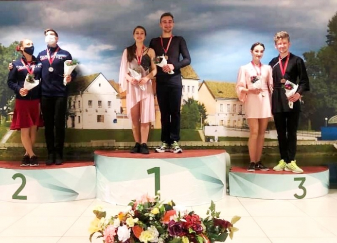 Харьковские фигуристы успешно выступили на турнире в Минске