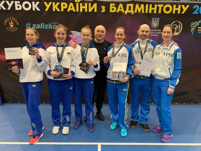 Харьковские бадминтонисты - обладатели Кубка Украины