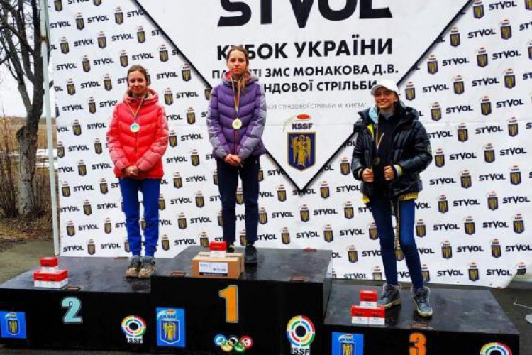 Олександра Бартишева - володар Кубка України зі стендової стрільби