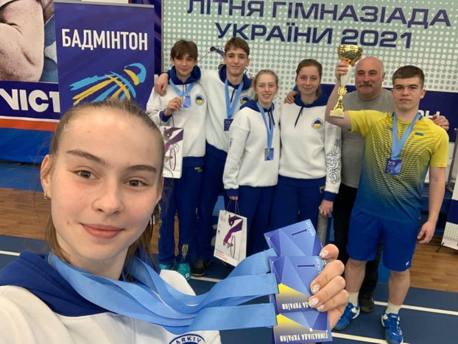 Харьковские бадминтонисты - чемпионы среди украинских школьников