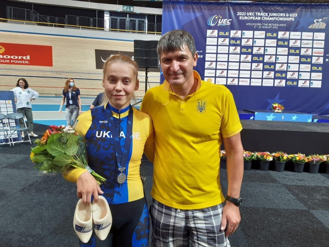 Харківська велосипедистка стала віце-чемпіонкою Європи