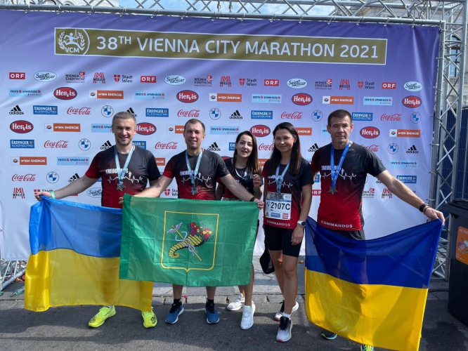 Харьковский Профессор отличился на Венском международном марафоне