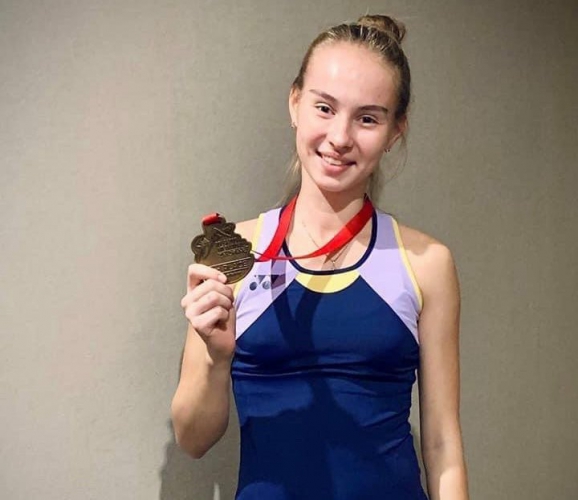 Поліна Бугрова - бронзова призерка міжнародного турніру з бадмінтону