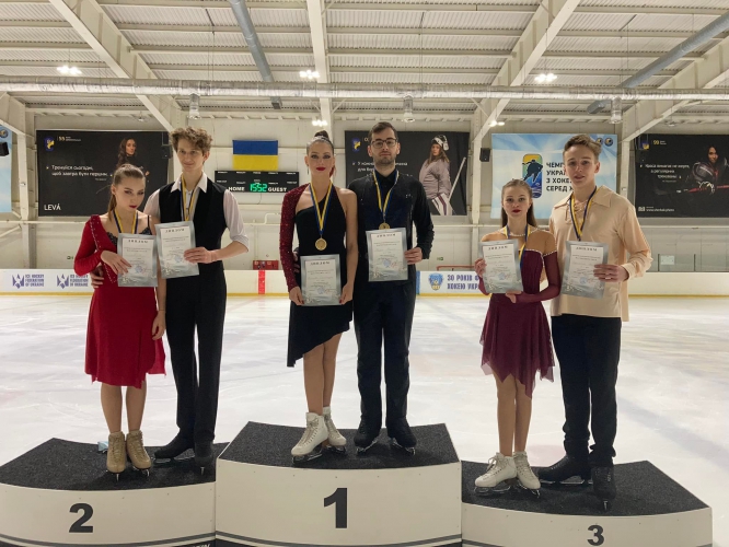 Харьковские фигуристы в шестой раз стали чемпионами Украины в танцах на льду