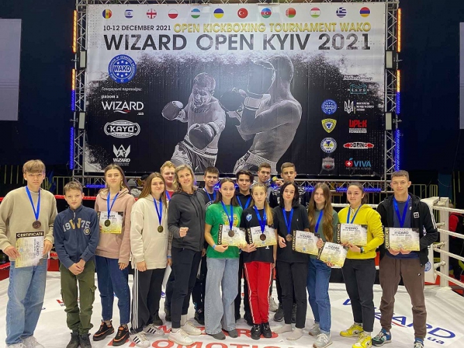 Харьковские кикбоксеры медально выступили на международном турнире