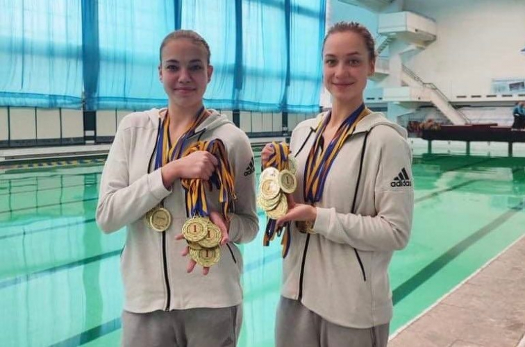 Харьковские синхронистки выловили из домашней акватории 14 наград чемпионата Украины