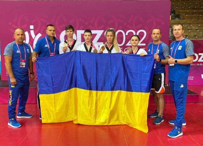 Харьковские тхэквондисты – чемпионы и призеры Европейских университетских игр