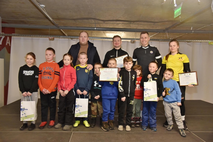 В Харькове состоялся открытый футбольный мастер класс для детей