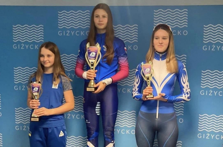 Моісеєва – тричі віцечемпіонка міжнародних змагань з шорт-треку у Польщі